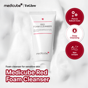[medicube] Red Foam Cleanser 120ml | Gentle Acne Cleanser for Clear, Smooth Skin