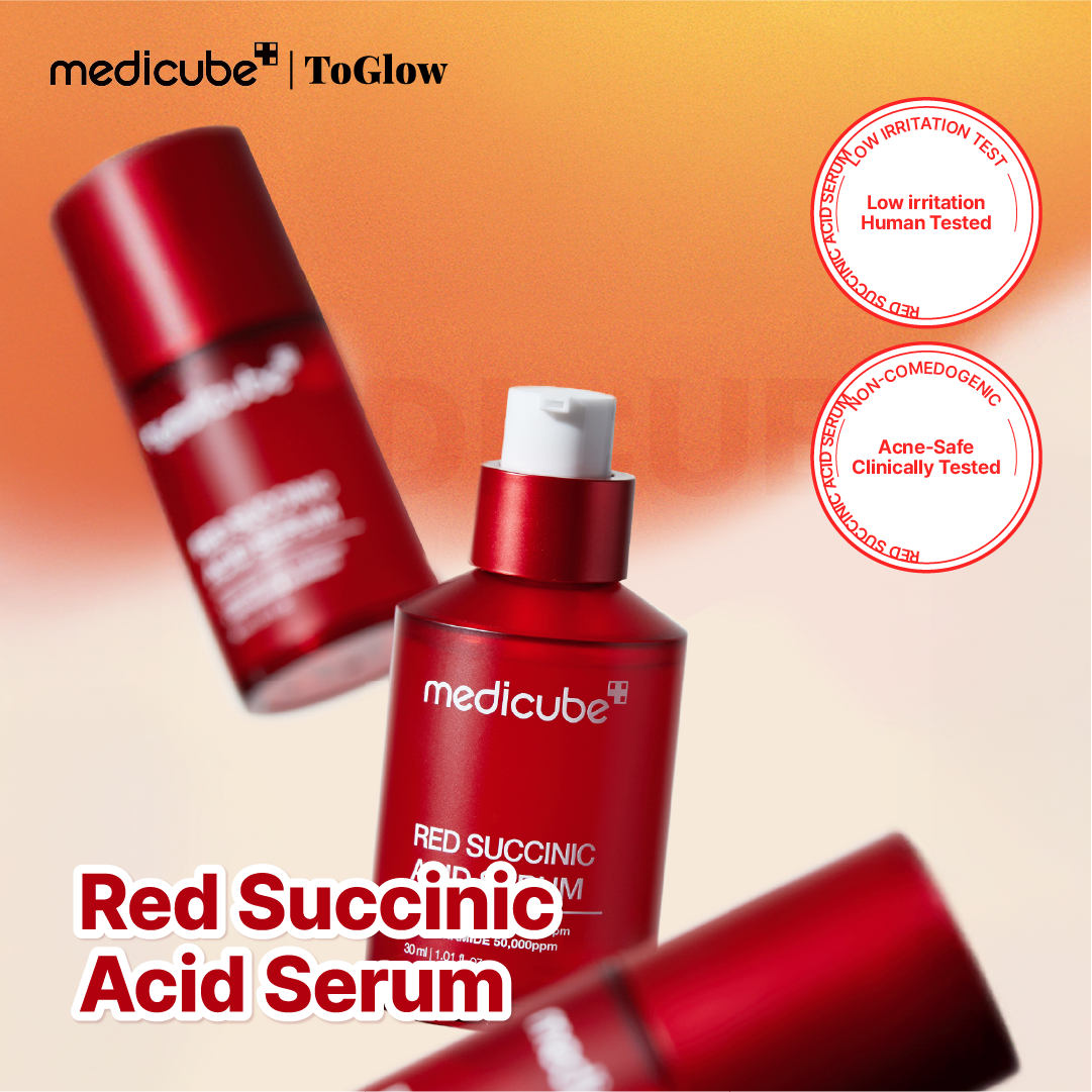 [medicube] Red Succinic Acid Serum 30ml | Acne-Clearing Serum with Succinic Acid