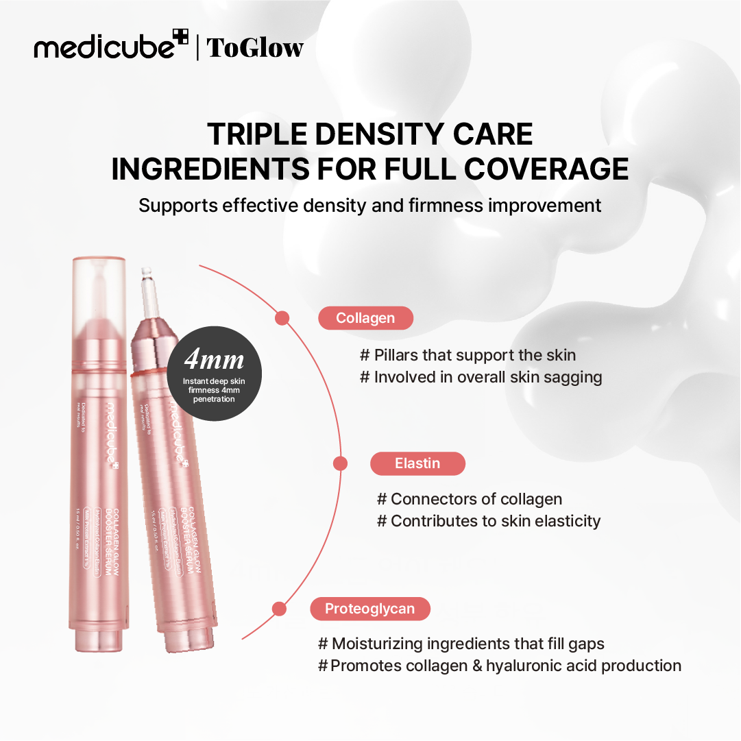 [medicube] Collagen Glow Booster Serum 15ml | Brightening Serum for Radiance & Firmness