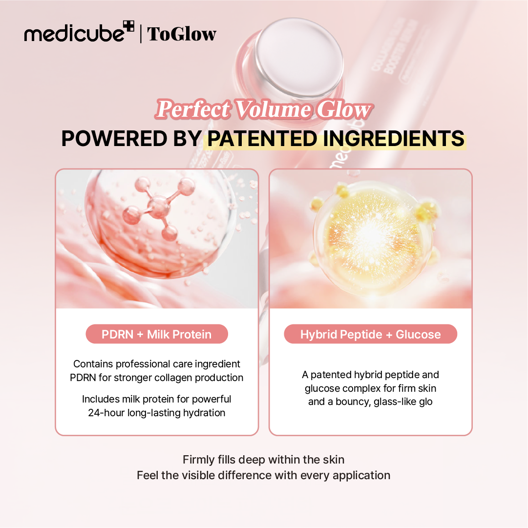 [medicube] Collagen Glow Booster Serum 15ml | Brightening Serum for Radiance & Firmness
