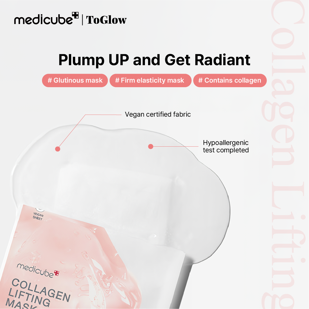 [medicube] Collagen Lifting Mask (1-sheet) 27g | Sheet Mask for Firm, Hydrated & Lifted Skin