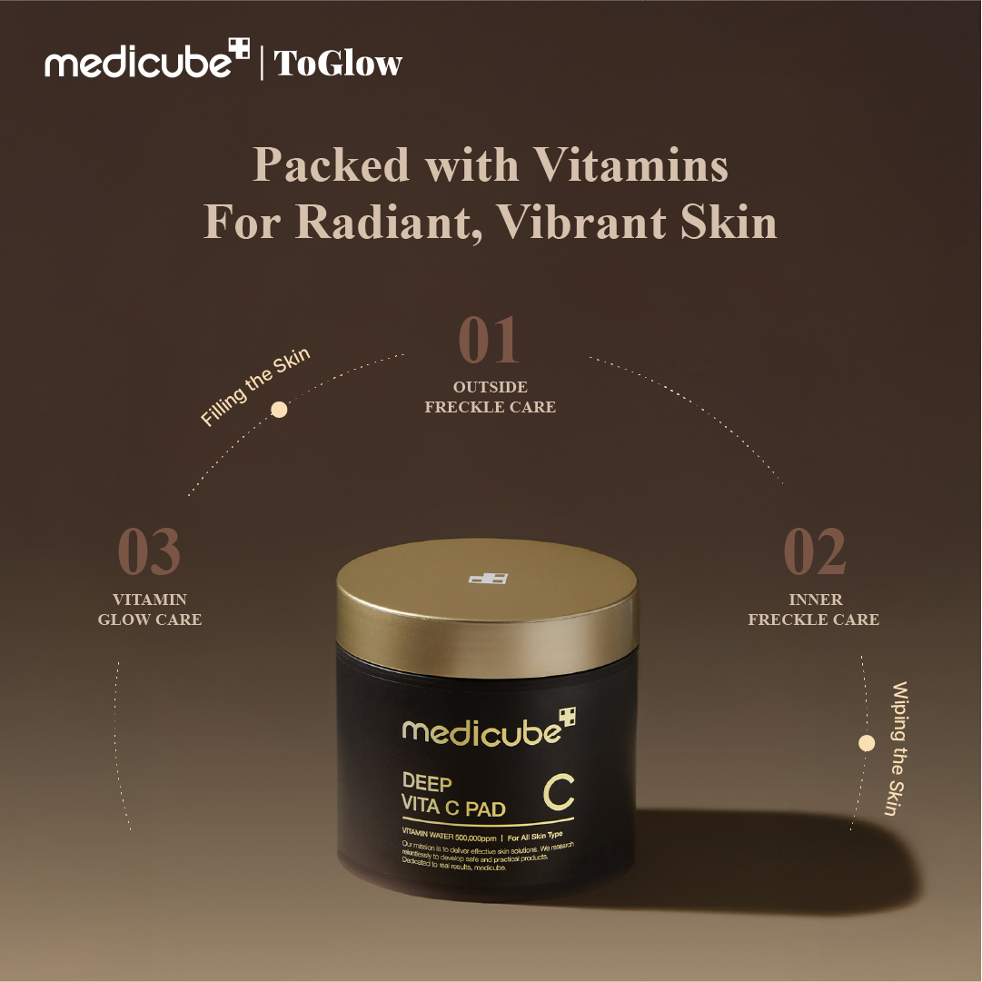 [medicube] Deep Vita C Pad 2024 330g | Vitamin C Pads for Bright, Radiant Skin