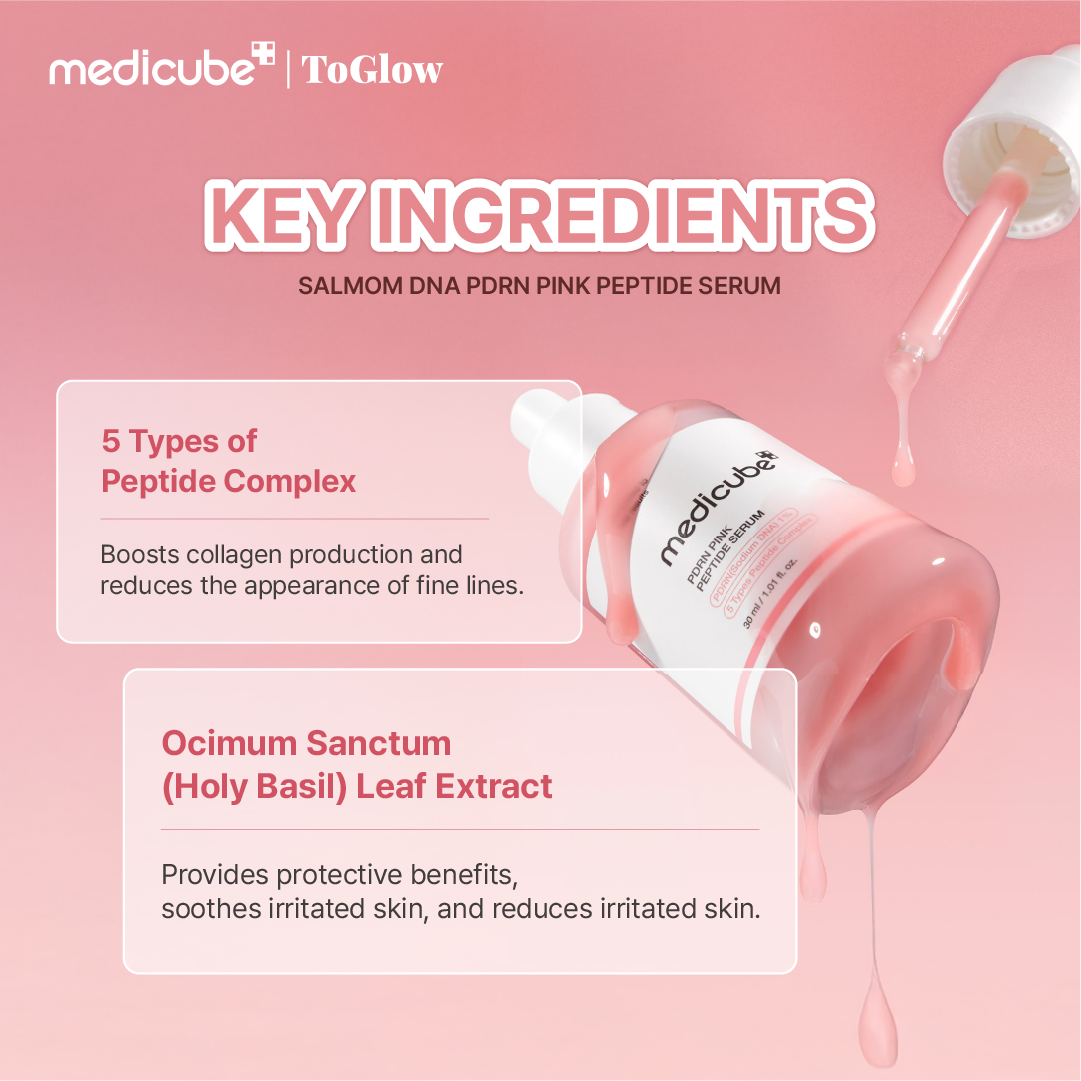 [medicube] PDRN Pink Peptide Serum 30ml | Repairing Serum for Firm & Youthful Skin