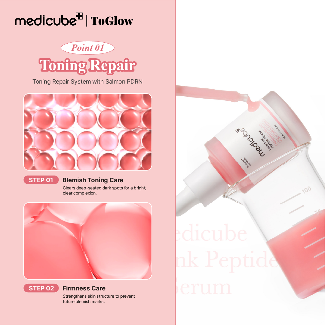 [medicube] PDRN Pink Peptide Serum 30ml | Repairing Serum for Firm & Youthful Skin