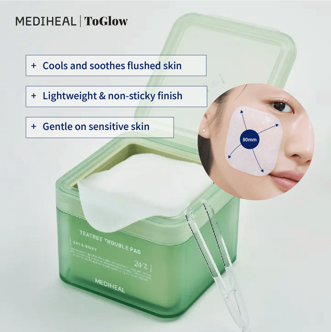[MEDIHEAL] Teatree Trouble Pad 100pcs | Soothing Pads for Acne & Oily Skin
