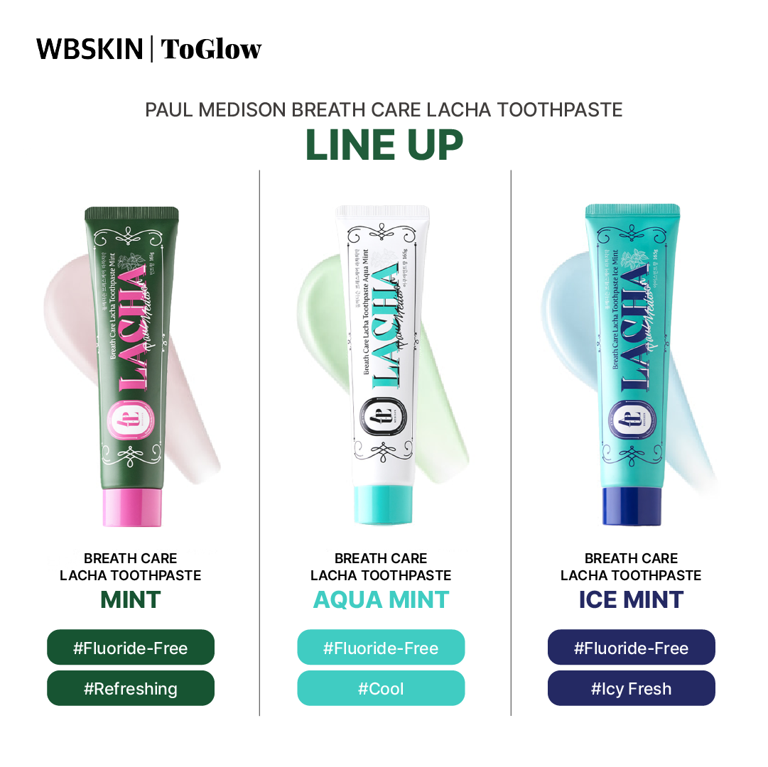 [PAUL MEDISON] Breath Care Lacha Toothpaste 165g | Fresh Breath & Complete Oral Care