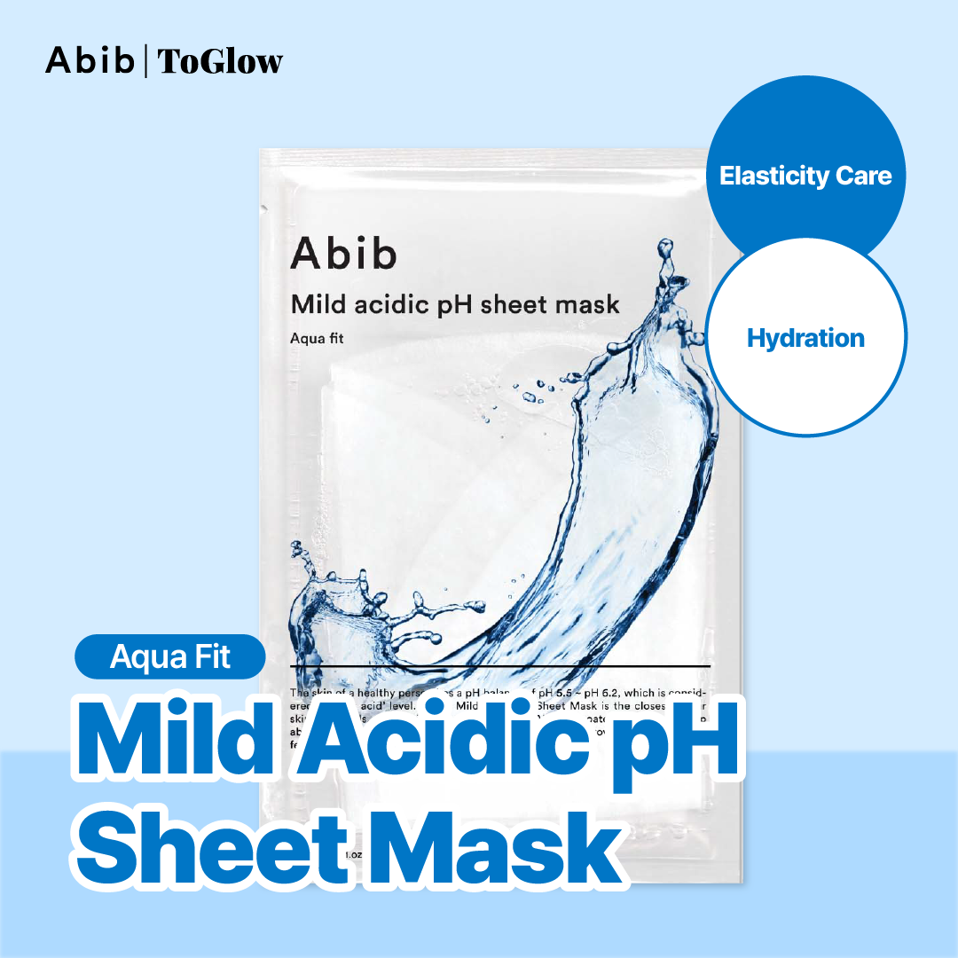 [Abib] Mild Acidic pH Sheet Mask Aqua Fit (10pcs) | Hydrating & Skin-Balancing Care