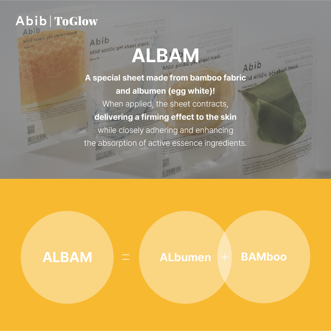 [Abib] Mild Acidic pH Sheet Mask Glutathione Fit (10pcs) | Brightening & Clarifying Care