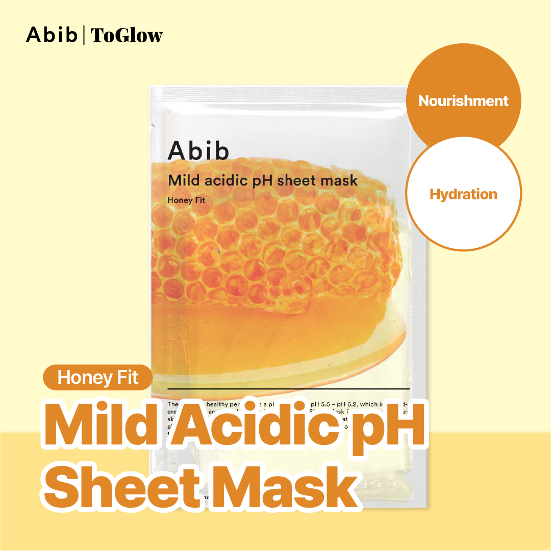 [Abib] Mild Acidic pH Sheet Mask Honey Fit (10pcs) | Nourishing Glow & Moisture Boost