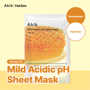 [Abib] Mild Acidic pH Sheet Mask Honey Fit (10pcs) | Nourishing Glow & Moisture Boost