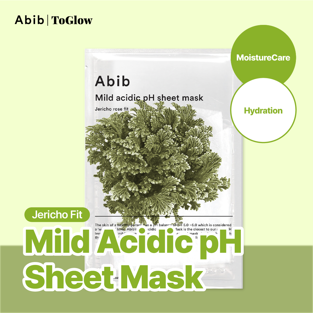 [Abib] Mild Acidic pH Sheet Mask Jericho Rose Fit (10pcs) | Resilient Moisture for Dry Skin