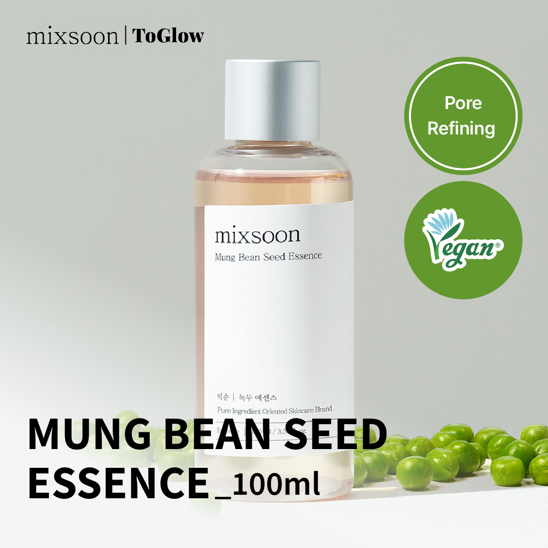 [mixsoon] Mung Bean Seed Essence 100ml | Hydrating Essence for Calm Clear Skin