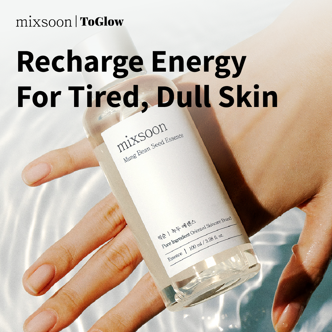 [mixsoon] Mung Bean Seed Essence 100ml | Hydrating Essence for Calm Clear Skin