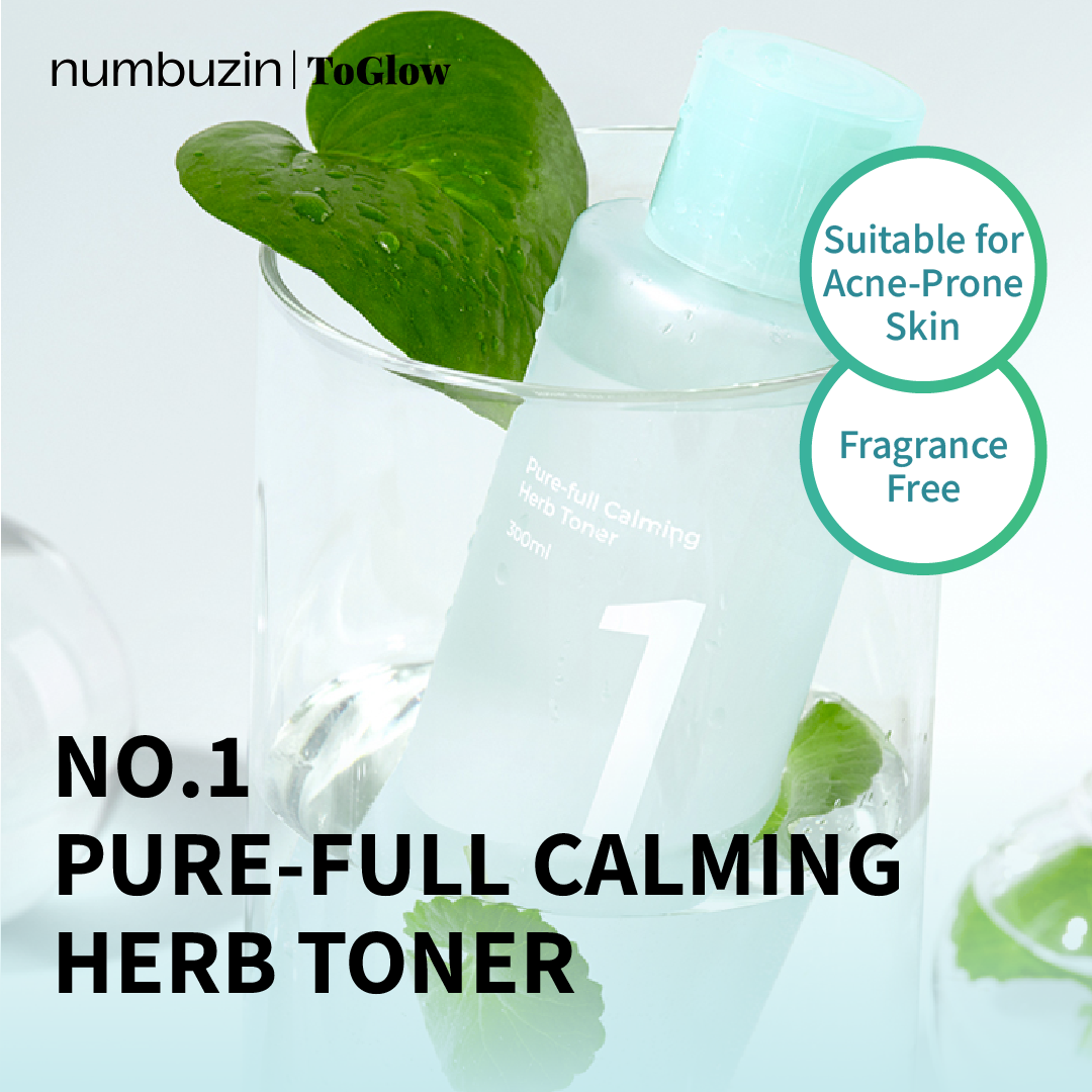 [numbuzin] No.1 Pure-full Calming Herb Toner 300ml | Calming Toner for Sensitive Skin Relief