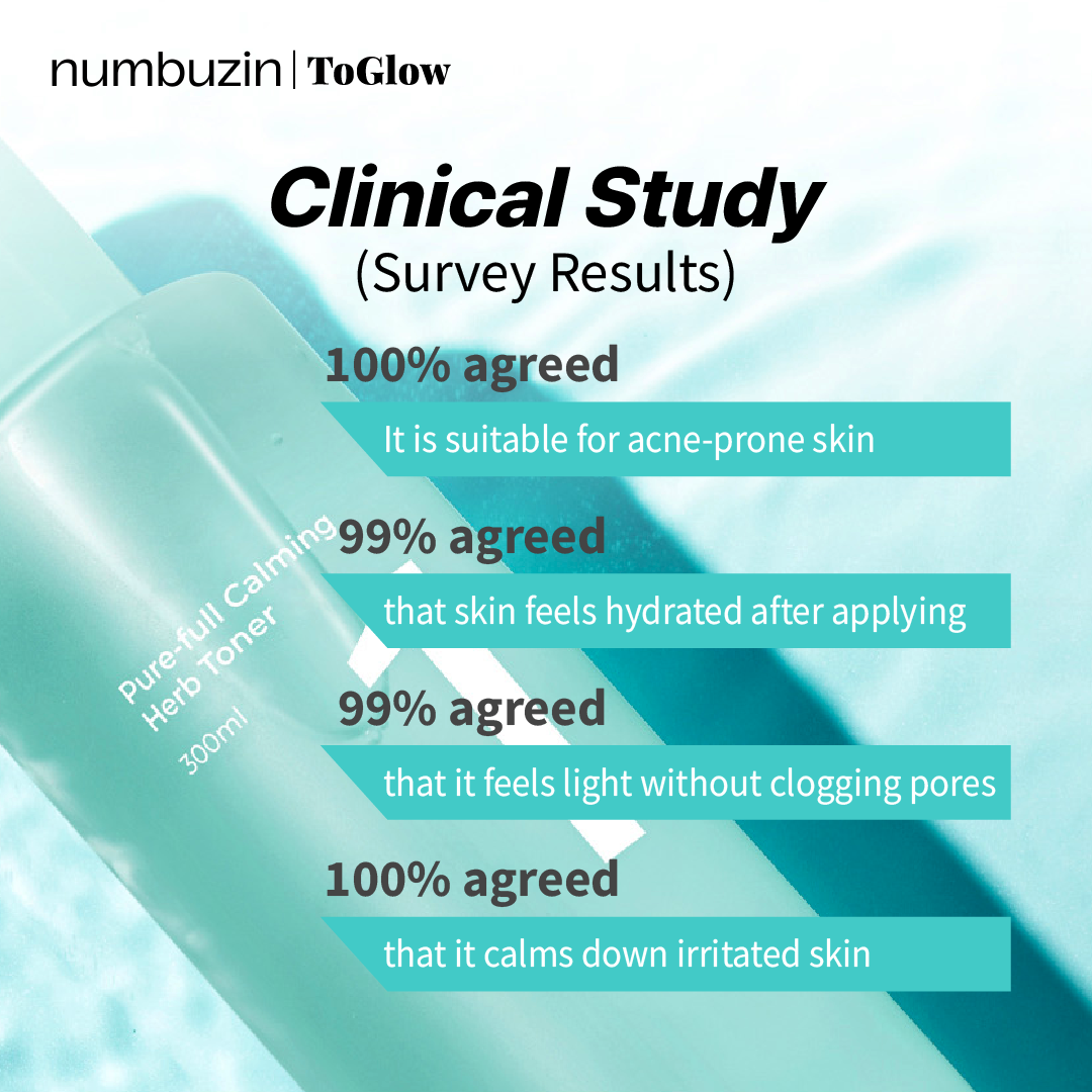 [numbuzin] No.1 Pure-full Calming Herb Toner 300ml | Calming Toner for Sensitive Skin Relief