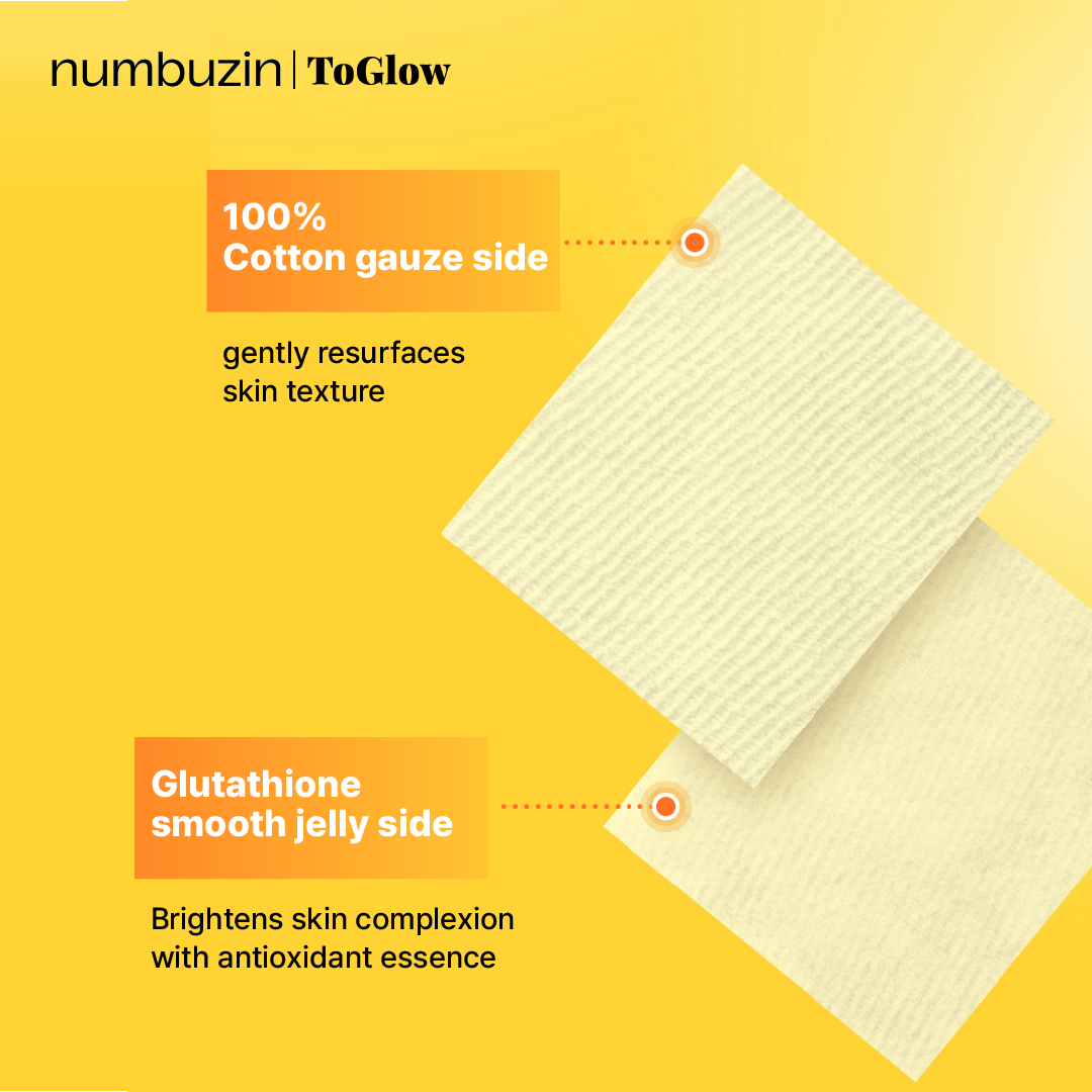 [numbuzin] No.5 Glutathione Vitamin Concentrated Toner Pads 70pcs | Brightening Toner Pads for Radiant, Even Skin