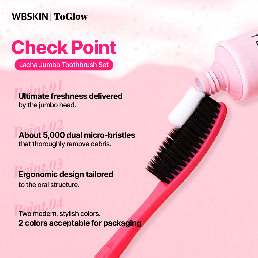 [PAUL MEDISON] Lacha Big Toothbrush 10pcs (Set) | Large Head Toothbrush Set for Thorough Cleaning