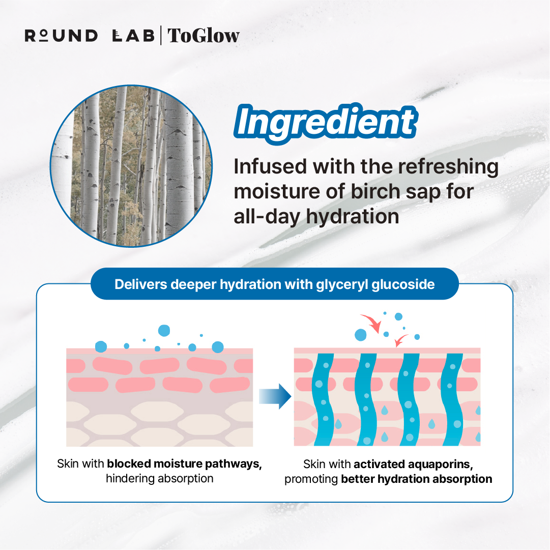 [ROUND LAB] Birch Moisturizing Cleanser 150ml | Gentle Cleanser for Fresh & Hydrated Skin