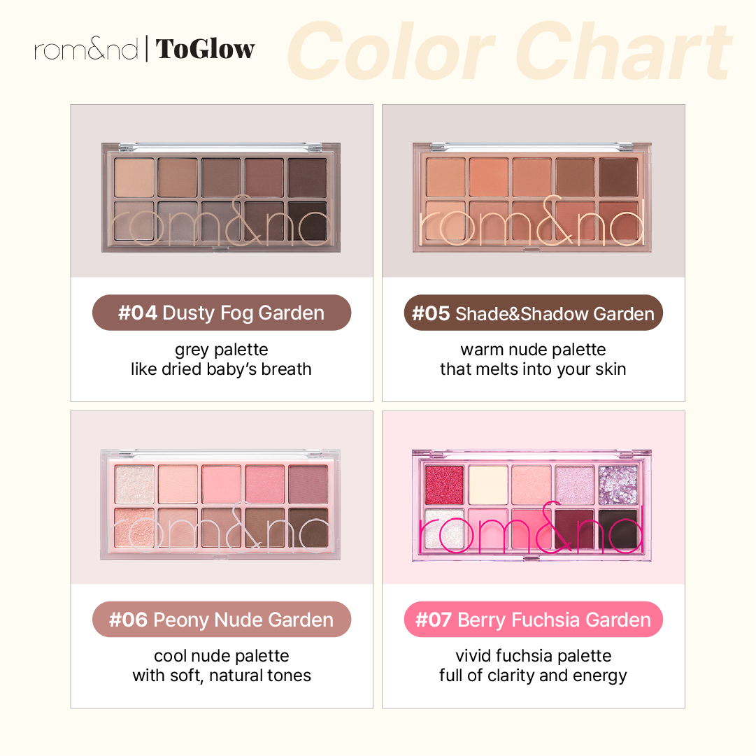 [rom&nd] Better Than Palette | Perfectly Curated Shades in One