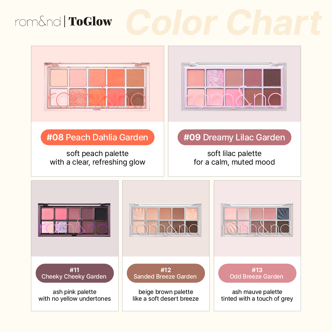 [rom&nd] Better Than Palette | Perfectly Curated Shades in One