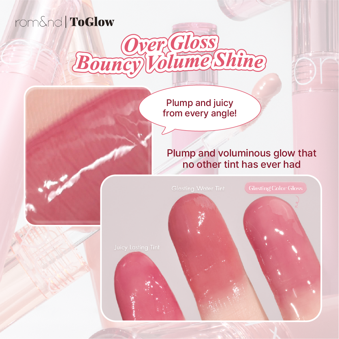 [rom&nd] Glasting Color Gloss | High-Shine Gloss, Comfortable Wear