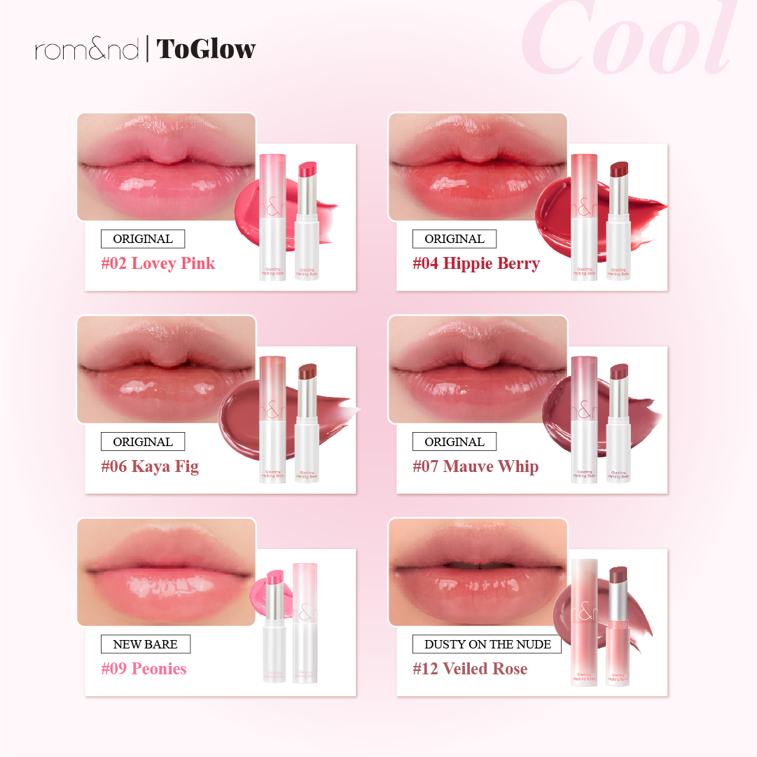 [rom&nd] Glasting Melting Balm | Melting Moisture, Dewy Lip Shine