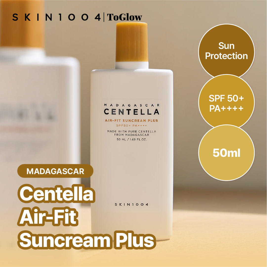 [SKIN1004] Madagascar Centella Air-Fit Suncream Plus SPF50+ PA++++ 50ml | Daily Sunscreen for Calm & Protected Skin