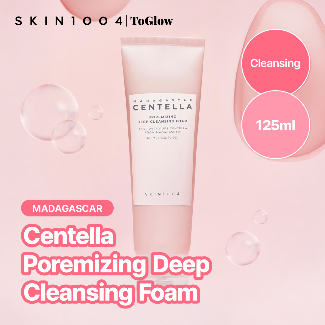 [SKIN1004] Madagascar Centella Poremizing Deep Cleansing Foam 125ml | Pore-Cleansing Foam with Himalayan Pink Salt