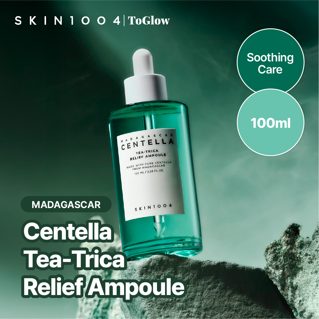 [SKIN1004] Madagascar Centella Tea-Trica Relief Ampoule 100ml | Soothing Ampoule for Acne-Prone Skin