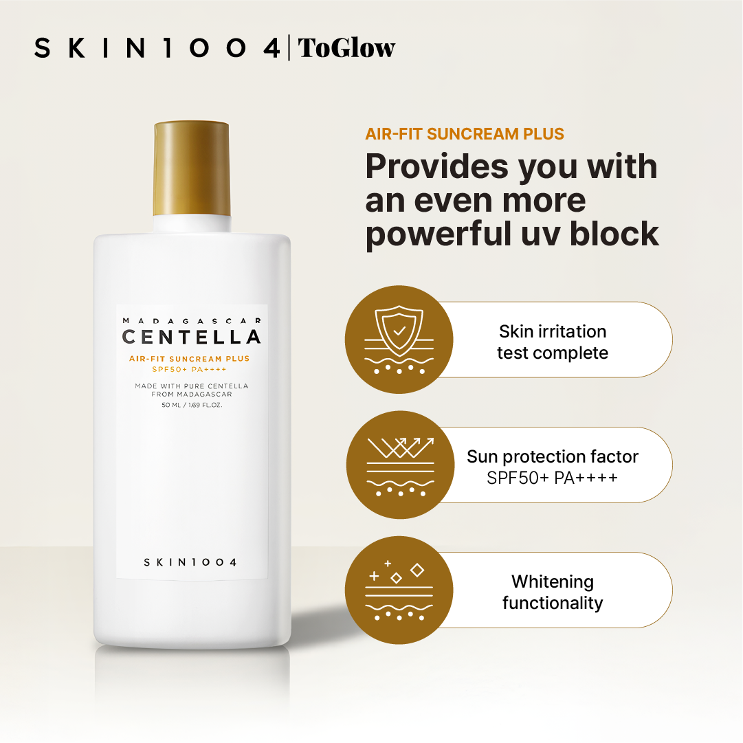 [SKIN1004] Madagascar Centella Air-Fit Suncream Plus SPF50+ PA++++ 50ml | Daily Sunscreen for Calm & Protected Skin