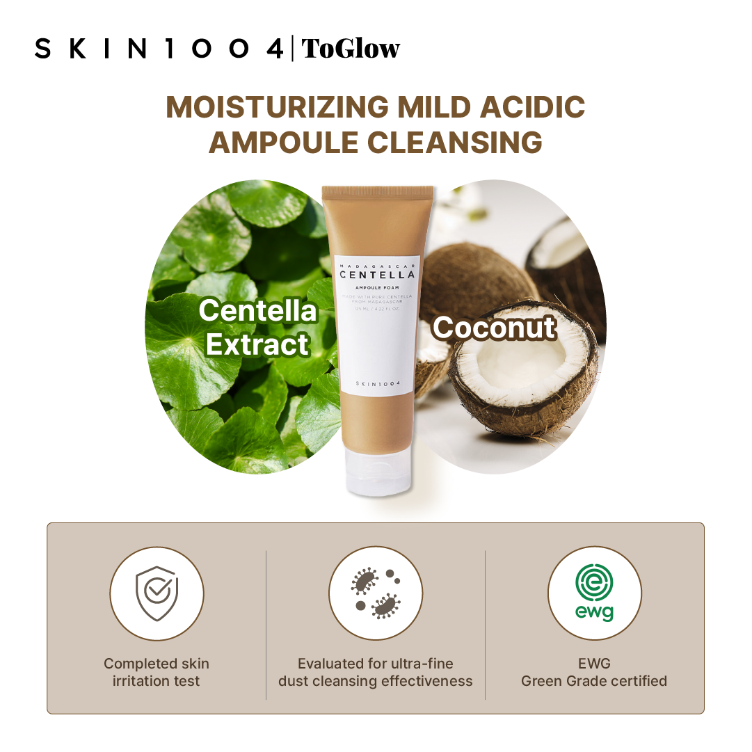 [SKIN1004] Madagascar Centella Ampoule Foam 125ml | Gentle Foam Cleanser for Sensitive Skin