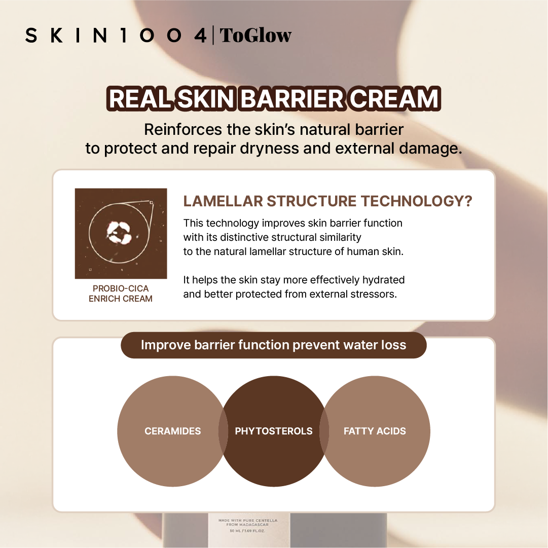 [SKIN1004] Madagascar Centella Probio-Cica Enrich Cream 50ml | Barrier-Repair Cream with Probiotics & Centella
