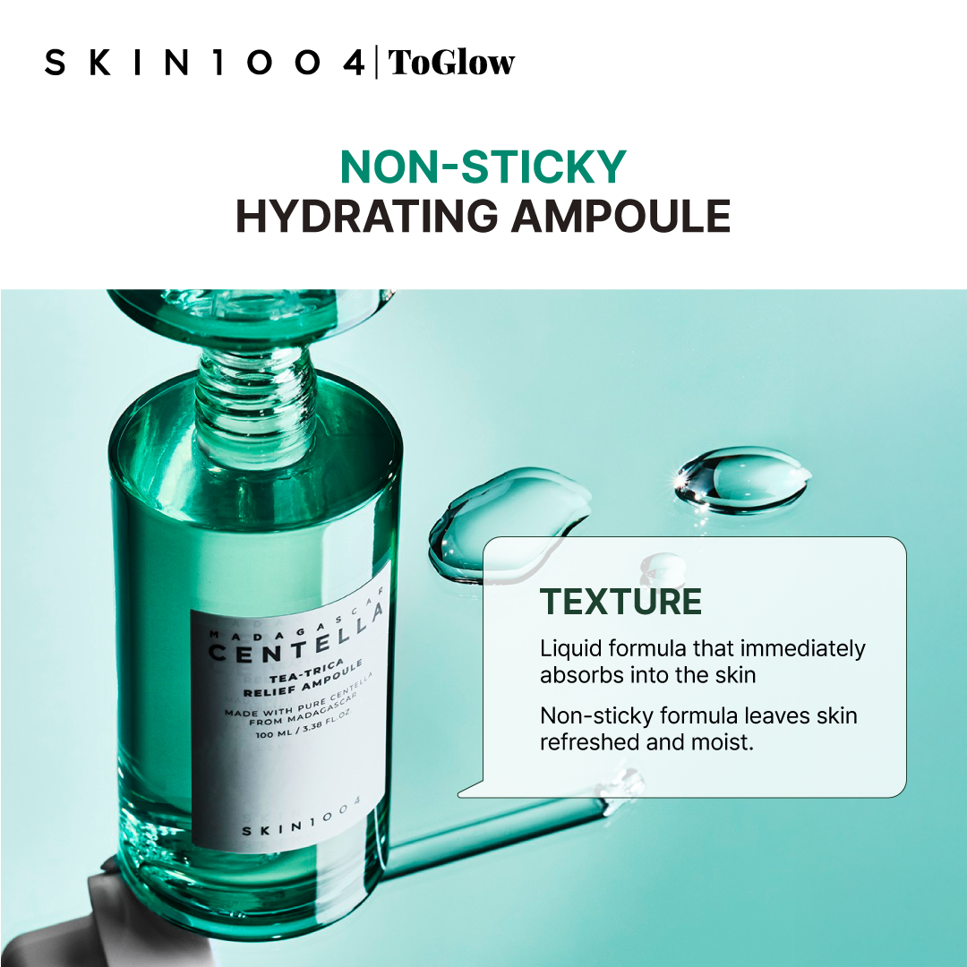 [SKIN1004] Madagascar Centella Tea-Trica Relief Ampoule 100ml | Soothing Ampoule for Acne-Prone Skin