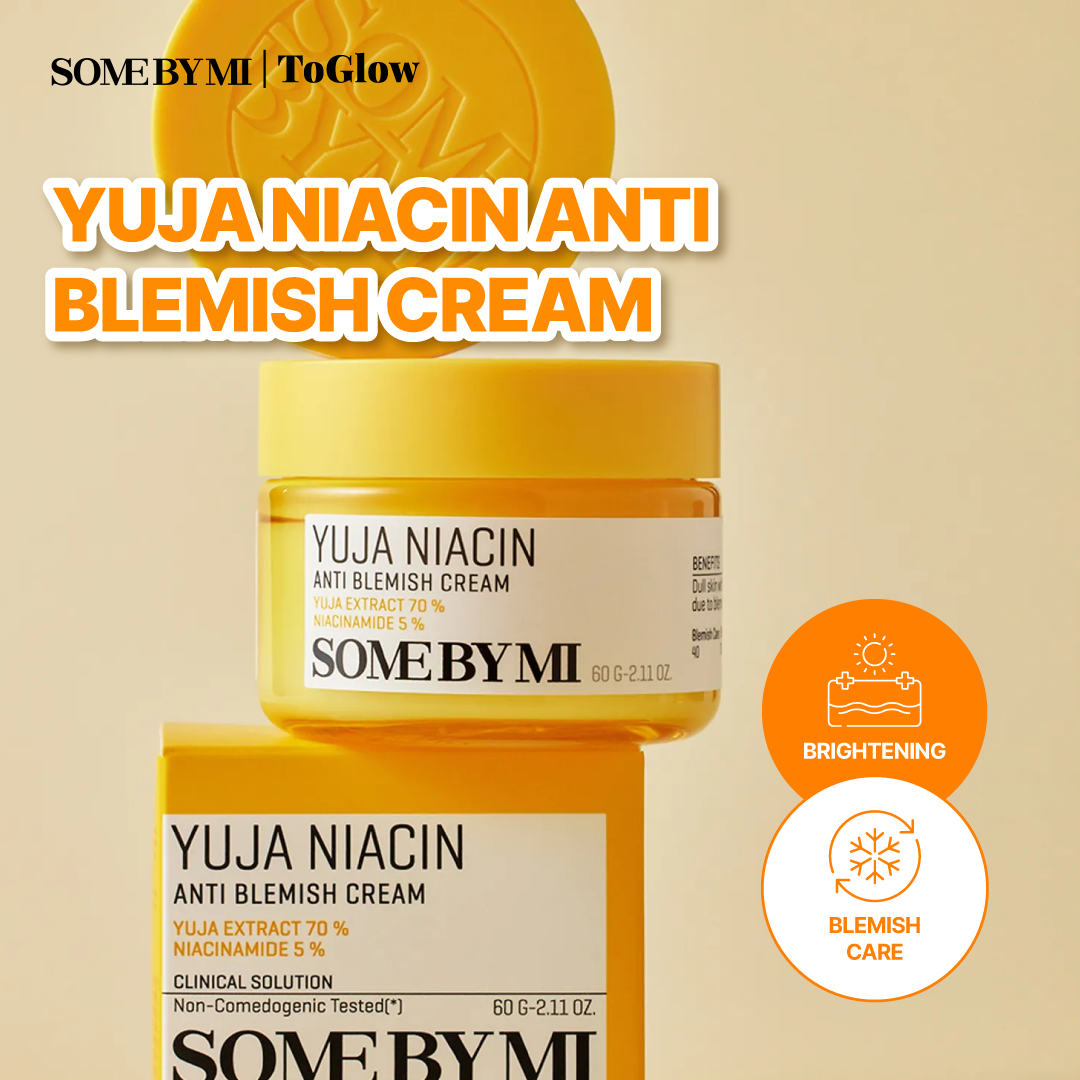 [SOME BY MI] Yuja Niacin Anti-Blemish Cream 60g | Brightening Cream for Spots & Uneven Tone