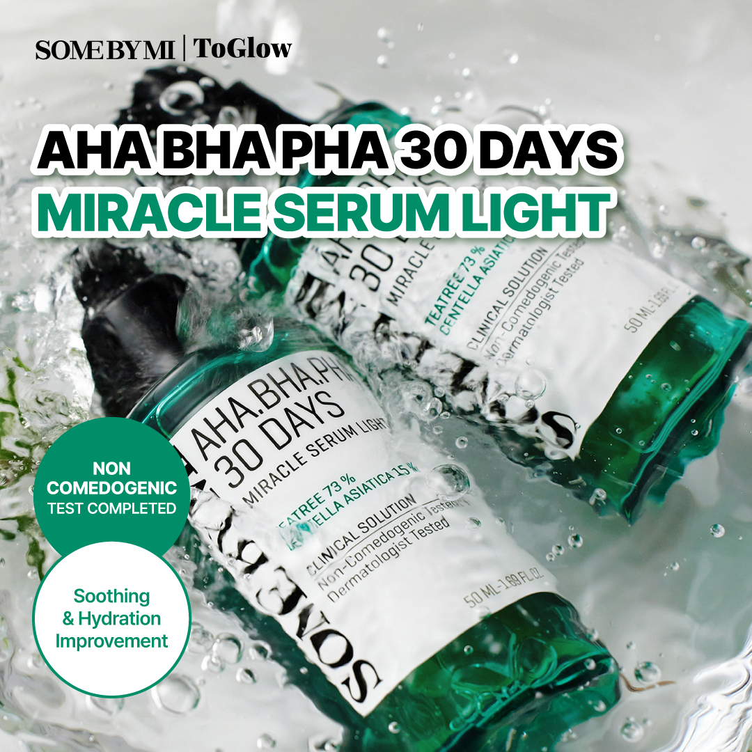 [SOME BY MI] AHA·BHA·PHA 30 Days Miracle Serum Light 50ml | Lightweight Exfoliating Serum for Sensitive Skin