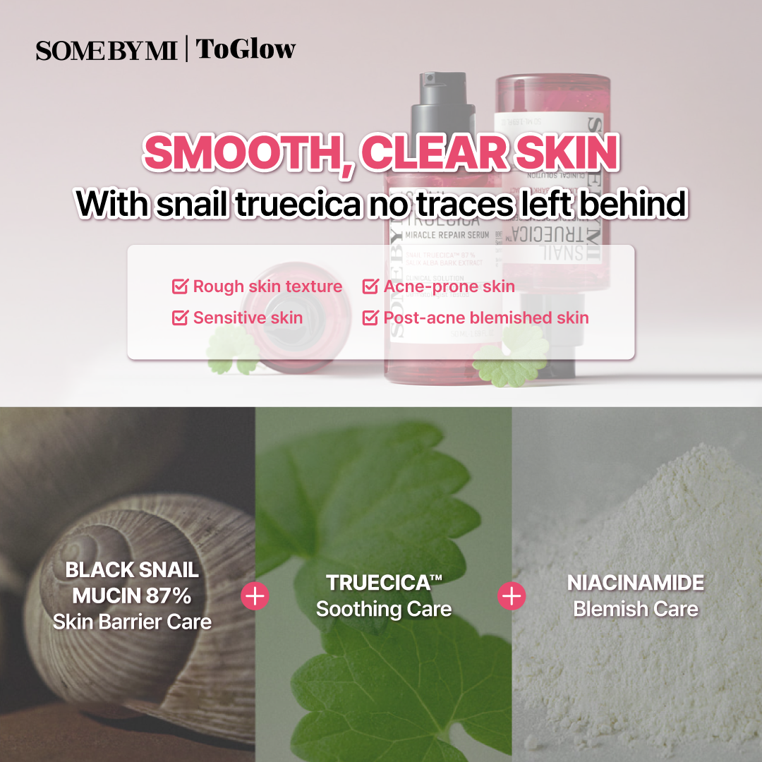 [SOME BY MI] Snail Truecica Miracle Repair Serum 50ml | Repair Serum for Scars & Damaged Skin