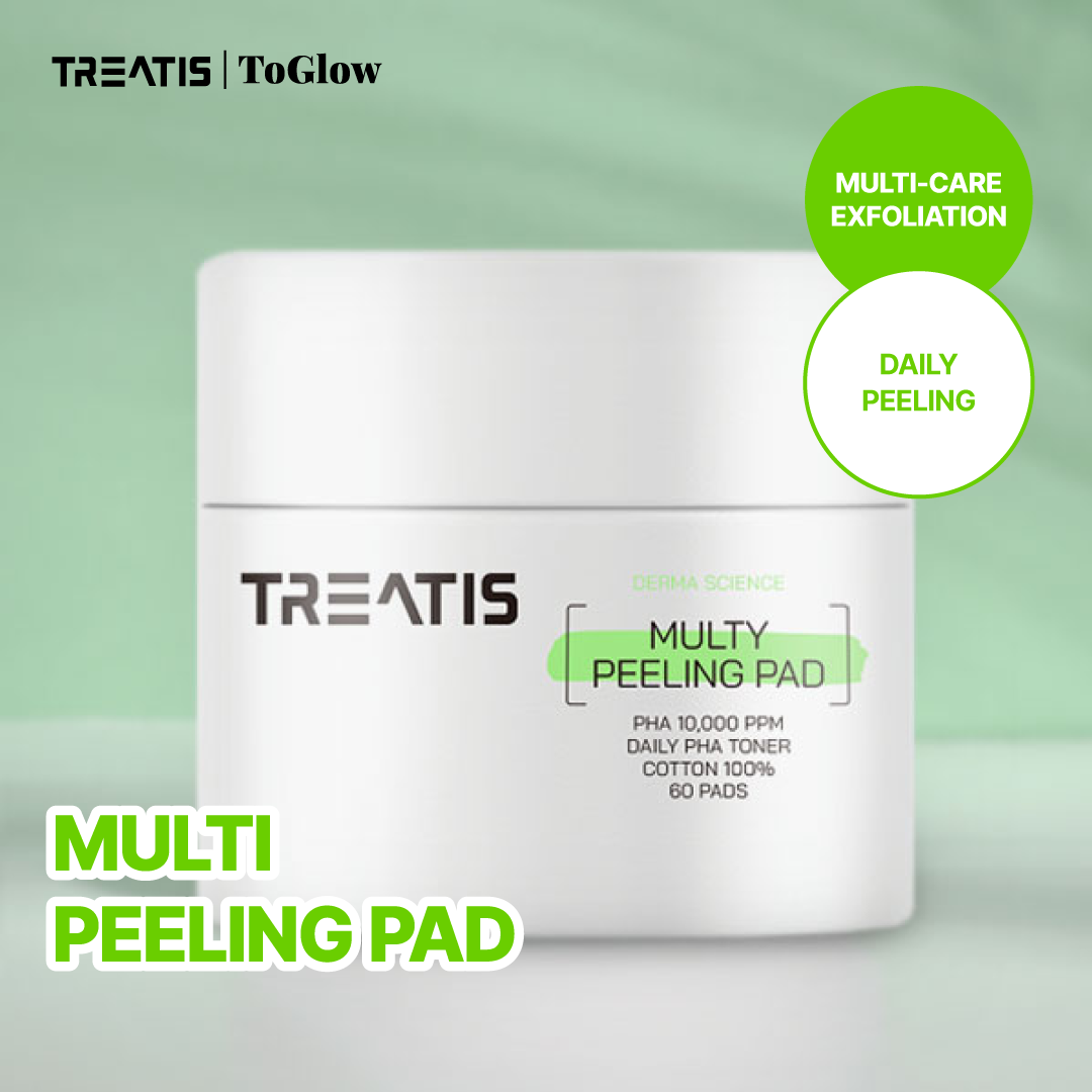[TREATIS] Multy Peeling Pad 60pcs | Exfoliates & Reveals Radiance