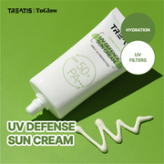 [TREATIS] UV Defence Sun Cream SPF50+ PA+++ 60ml | High Protection, Lightweight Wear