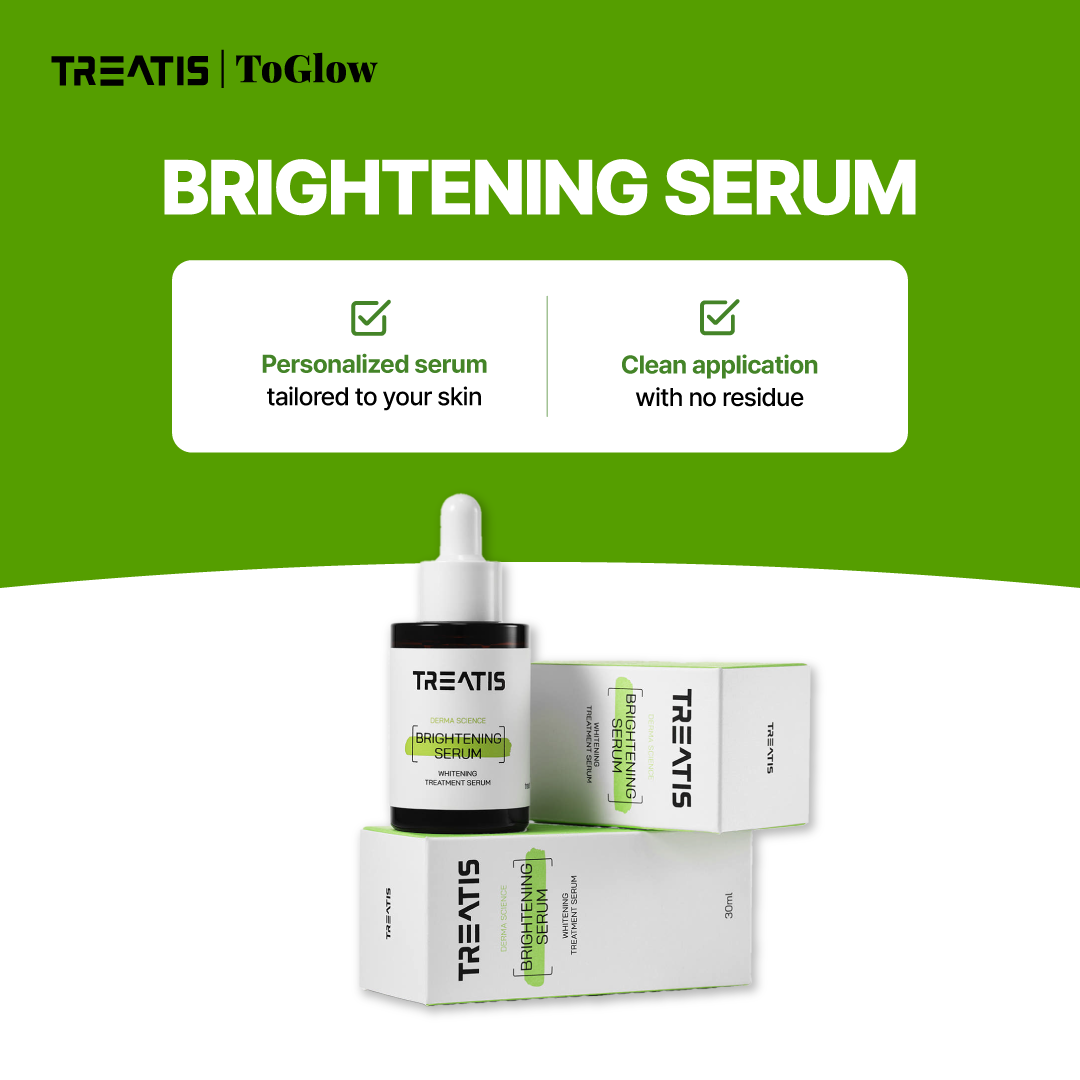 TREATIS Brightening Serum 30ml | Fades Dark Spots, Restores Glow
