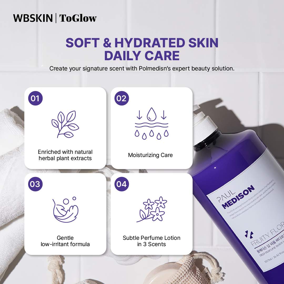 PAUL MEDISON Deep Perfume Body Lotion 1077ml | Perfumed Body Lotion with Elegant