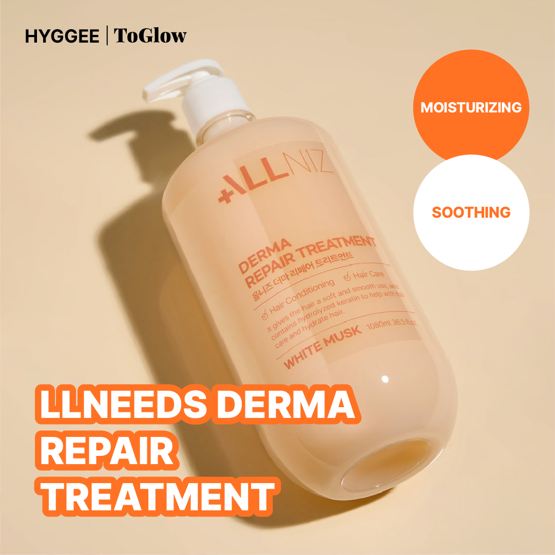ALLNIZ Derma Repair Treatment White Musk 1080ml | Smooth Conditioning with Repair Actives