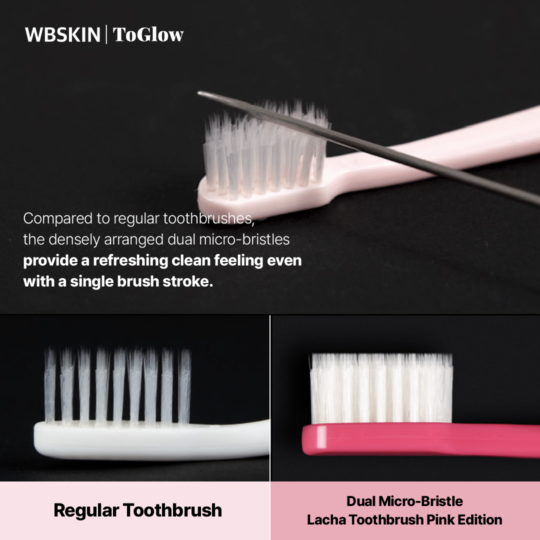 [PAUL MEDISON] Ultra Soft Lacha Toothbrush - Pink Edition 20pcs (Set) | Soft Bristle Toothbrush Set for Sensitive Gum Care