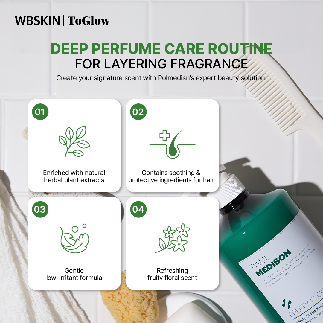 PAUL MEDISON Deep Perfume Treatment Fruity Floral 1077ml | Perfumed Hair Treatment with Fruity Floral Aroma