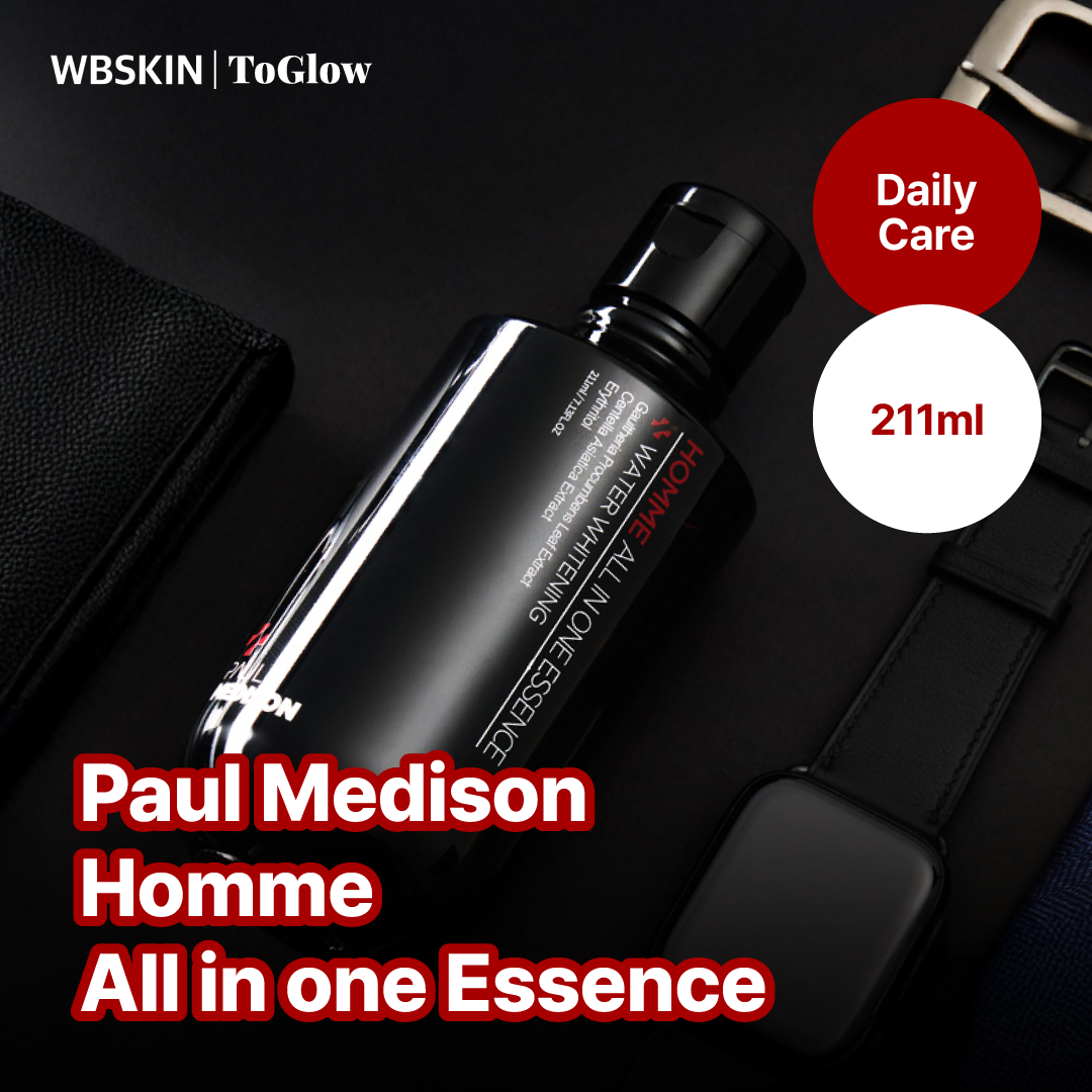 [PAUL MEDISON] Homme Water Whitening All-in-One Essence 211ml | Whitening Essence for Radiant, Even Tone