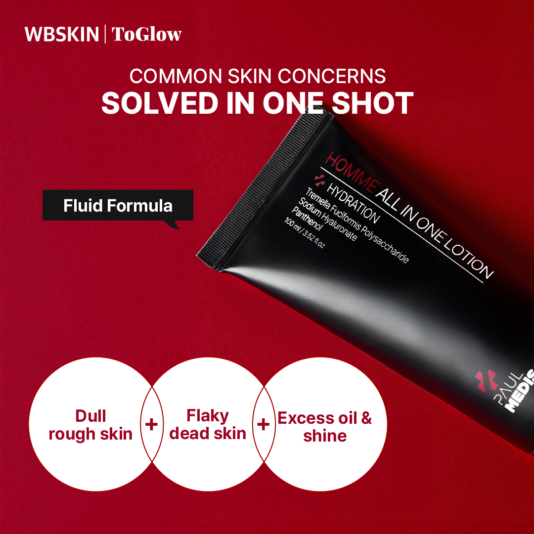 [PAUL MEDISON] Homme Hydration All-in-One Lotion 100ml | Multi-Care Hydration for Men’s Skin