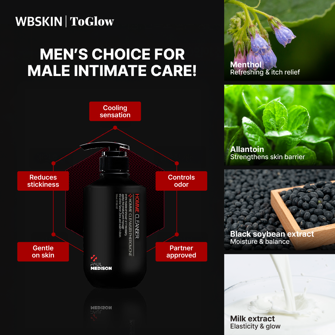 [PAUL MEDISON] Homme Cleanser Pheromone 510ml | Daily Cleanser for Clear, Energized Skin