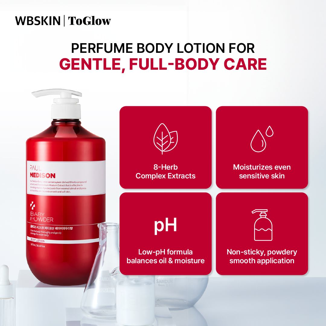 [PAUL MEDISON] Signature Body Lotion 1077ml | Hydration & Softness for Daily Care