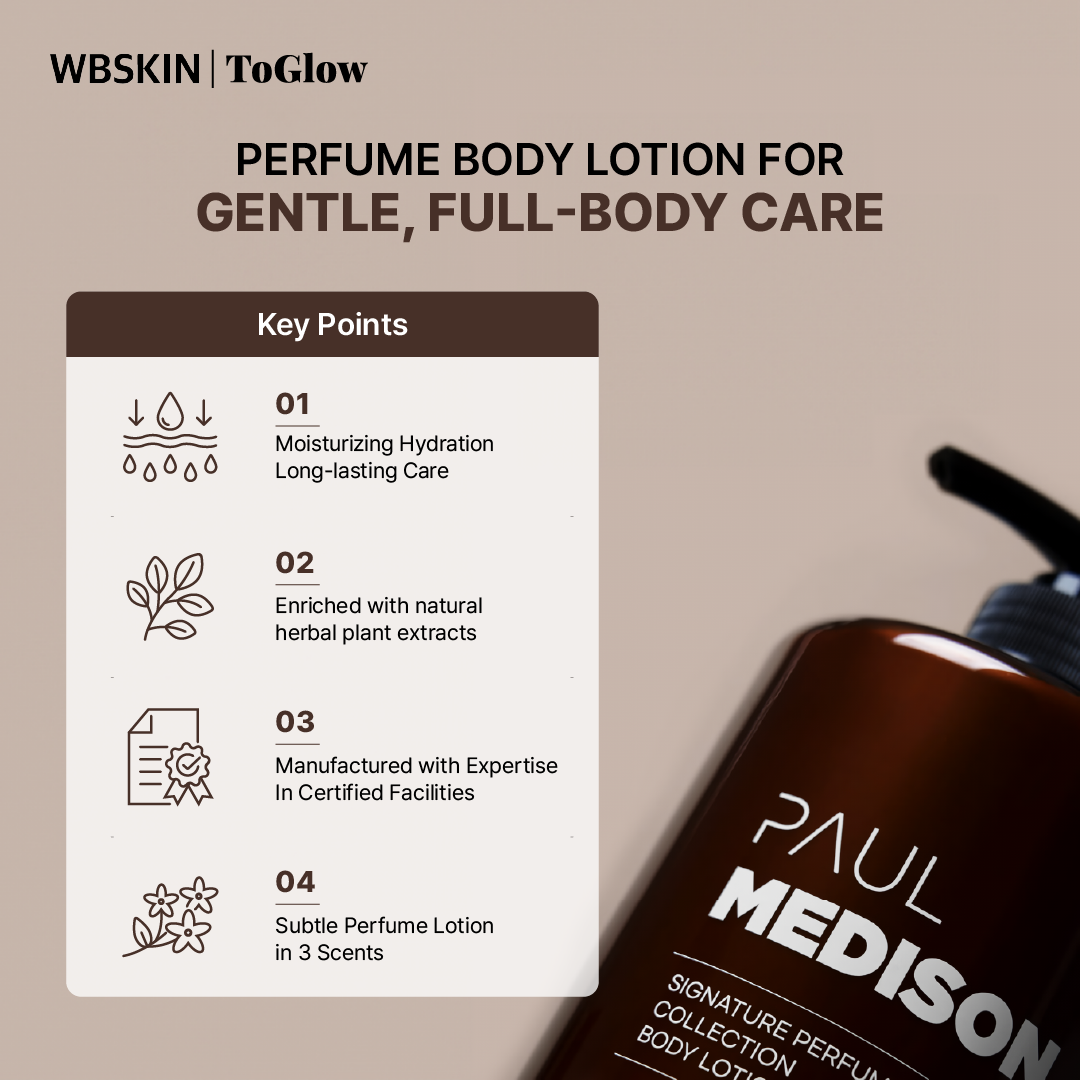 [PAUL MEDISON] Signature Perfume Collection Body Lotion 1600ml | Moisturizing with Perfumed Elegance