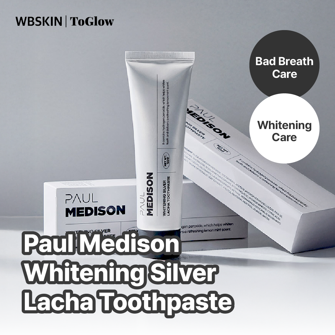 [PAUL MEDISON] Whitening Silver Lacha Toothpaste Alpha 150g | Whitening Toothpaste for Brighter Smile