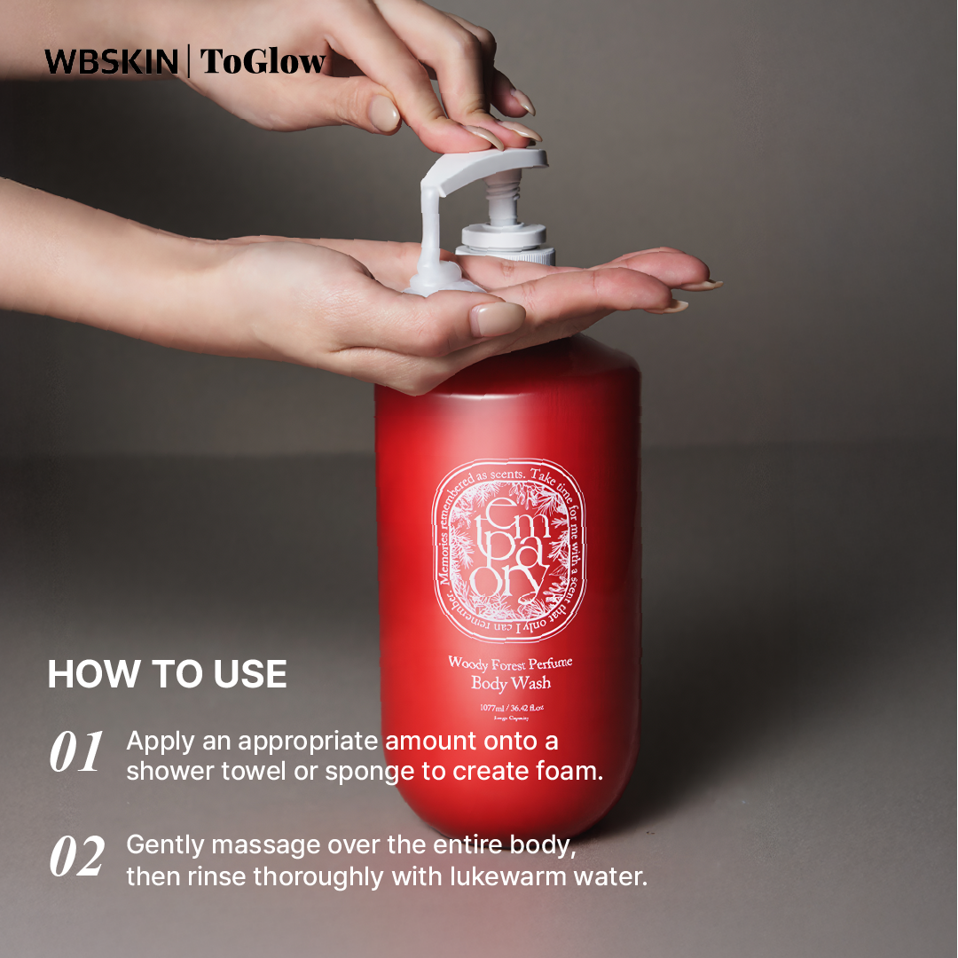 [temporary] Woody Forest Perfume Body Wash 1077ml | Gently Cleanses and Prevents Dry, Rough Skin